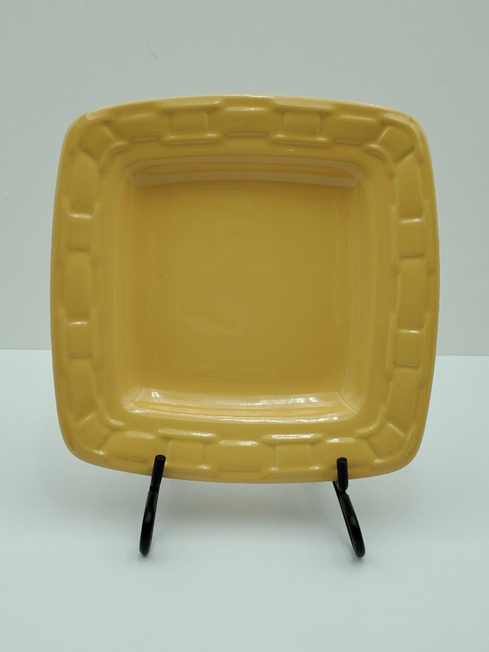 Longaberger Woven Traditions Butternut Bread & Butter Plate Yellow Dessert Plate